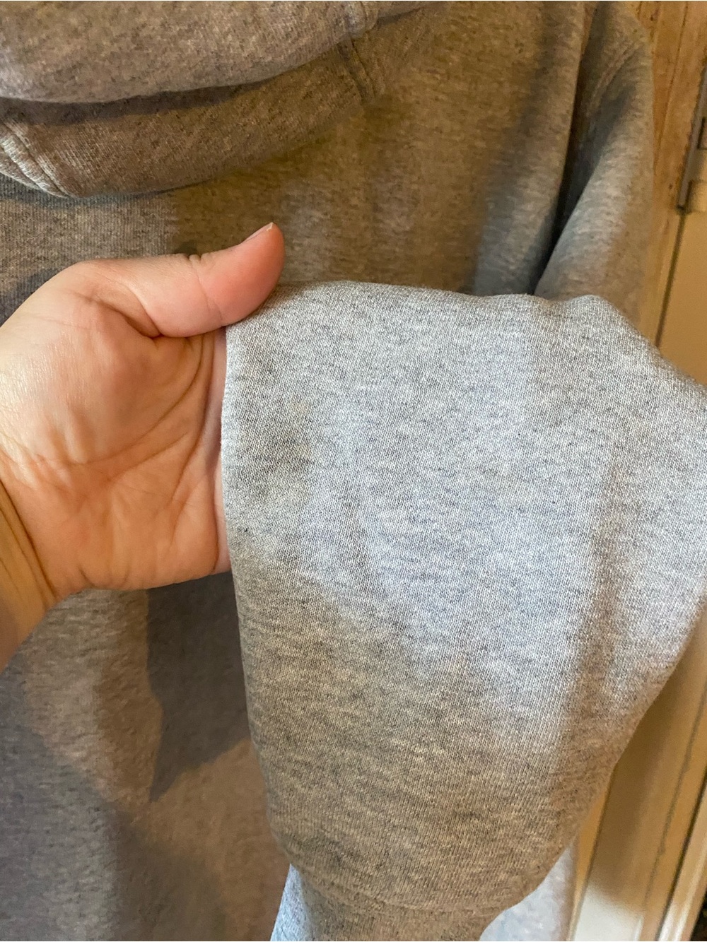 Carhartt Men's Hooded Sweatshirt - Gray Size Large Loose fit READ - Picture 6 of 7